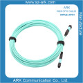 Cable de fibra óptica MPO / MTP Om3 Aqua Patchcord